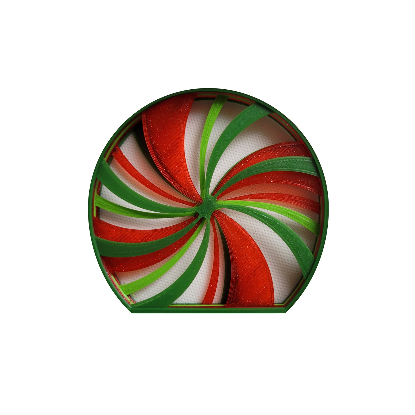 Mint Candy Swirl - Red