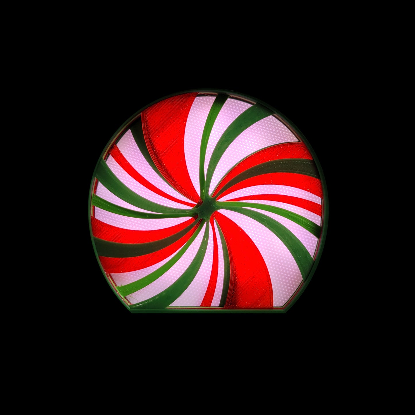 Mint Candy Swirl - Red