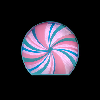 Mint Candy Swirl - Pink