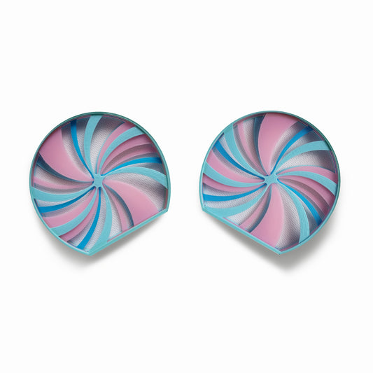 Mint Candy Swirl - Pink