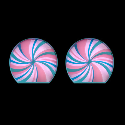 Mint Candy Swirl - Pink